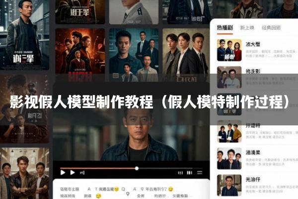 影视假人模型制作教程(假人模特制作过程)