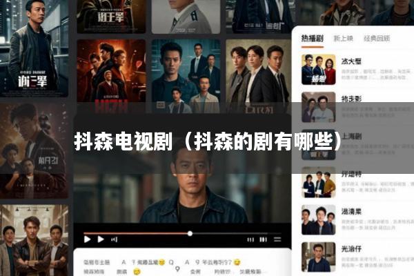 抖森电视剧(抖森的剧有哪些)
