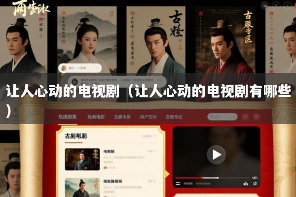让人心动的电视剧(让人心动的电视剧有哪些)
