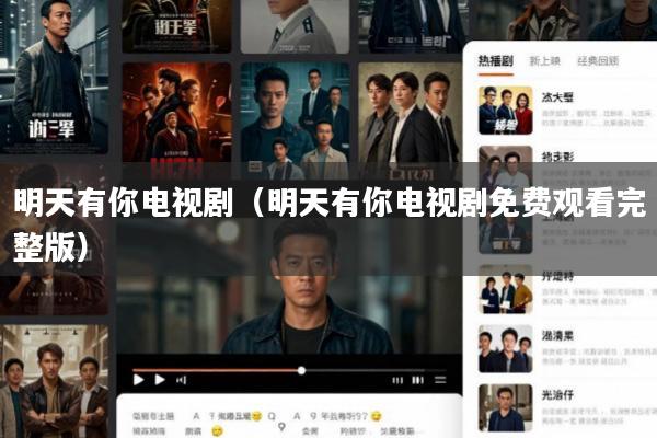 明天有你电视剧(明天有你电视剧免费观看完整版)