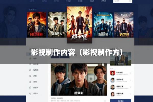 影视制作内容(影视制作方)