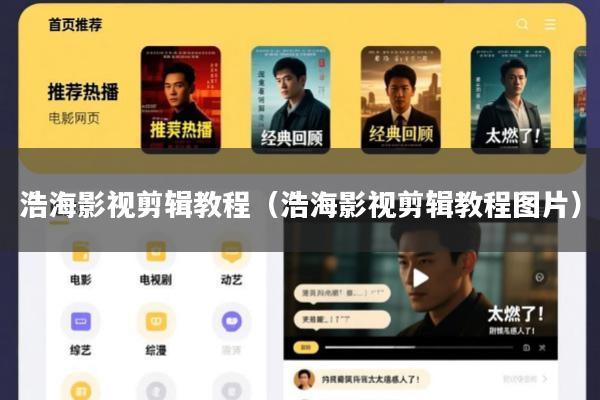 浩海影视剪辑教程(浩海影视剪辑教程图片)