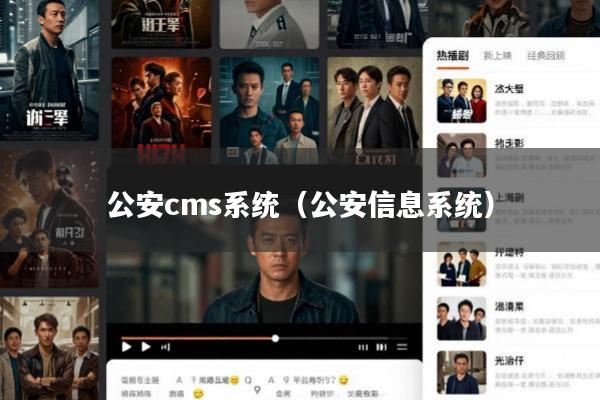 公安cms系统(公安信息系统)
