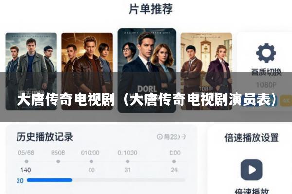 大唐传奇电视剧(大唐传奇电视剧演员表)