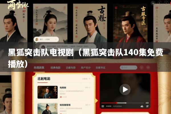 黑狐突击队电视剧(黑狐突击队140集免费播放)