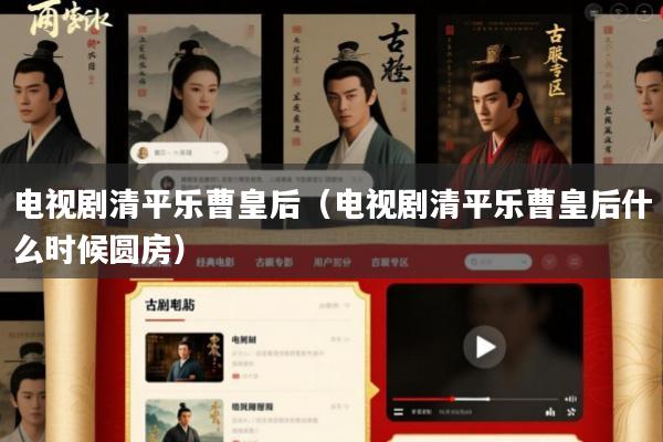 电视剧清平乐曹皇后(电视剧清平乐曹皇后什么时候圆房)