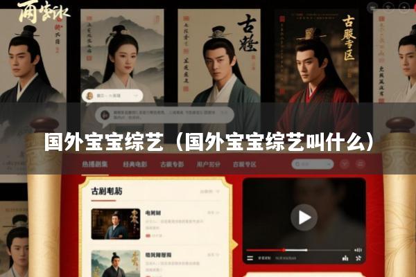 国外宝宝综艺(国外宝宝综艺叫什么)